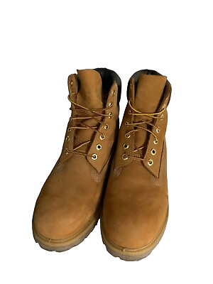 #ad Timberland Mens Waterproof Boots Wheat Nubuck Size 11 NWOB $100.00