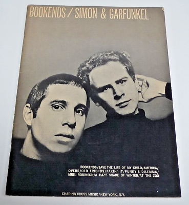 #ad Simon amp; Garfunkel Book Ends Sheet Music Song Book for Guitar 1968 Good Condition C $7.97