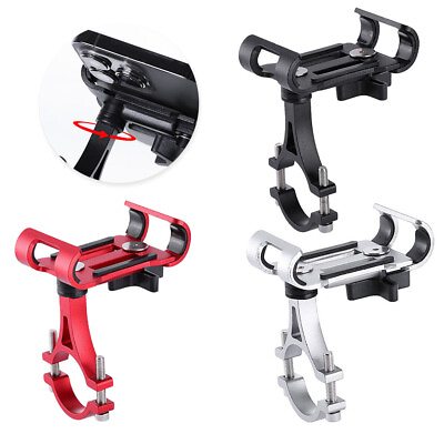 #ad 360° Aluminum Motorcycle Bike Bicycle Holder Mount Handlebar For Cell Phone GPS $6.64