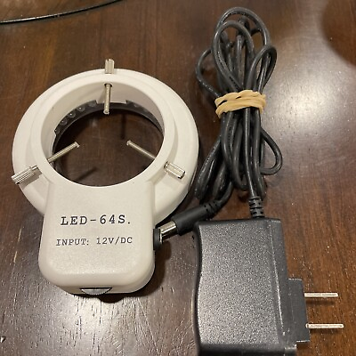 #ad Modulation LED 64S Dimming Microscope LED Ring Light Unbranded $25.20