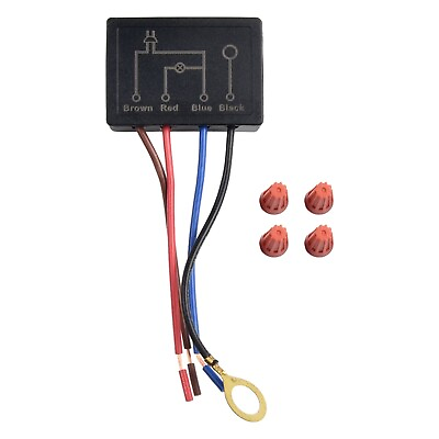 #ad 1Pcs Touch Table Lamp Dimmer Control Module Sensor Black 4 Stages 220V $7.71