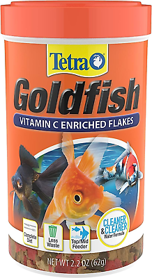 #ad Gold Fish Aquarium Flakes Nutritionally Balanced Vitamin C Enriched 2.2 Oz $8.95