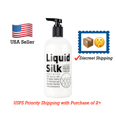 #ad Liquid Silk Personal Lubricant 250 ml USA Seller FAST SHIP NEW BATCH $27.50