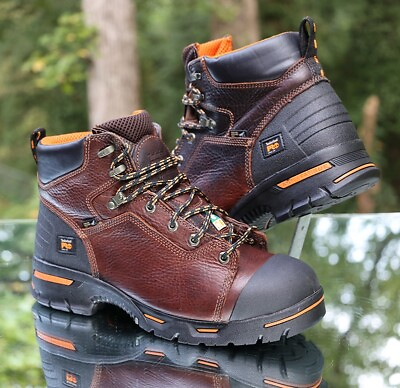 #ad Timberland Pro Endurance 6quot; Steel Toe Men’s Size 12 Work Boots TB052562214 $166.95