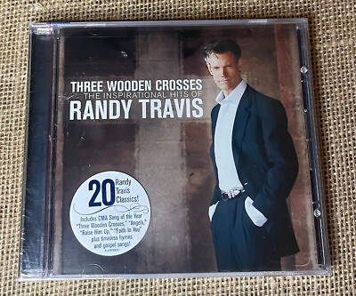 #ad Three Wooden Crosses The Inspirational Hits of Randy Travis CD 2009 New Cracks $14.99