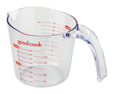 #ad Good Cook 19864 Clear Plastic 2 Cup Metric amp; US Units Measuring Cup $9.88