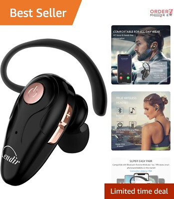 #ad Ultralight Wireless Bluetooth Headset with Mic Comfortable amp; Clear Voice $28.47