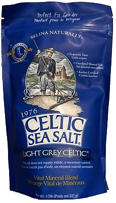 #ad Celtic Sea Salt Light Grey Coarse Grind 1 2 lb Fresh amp; New $14.88