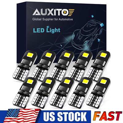 #ad T10 LED Error Free CANBUS 6000K Xenon White W5W 194 168 License Plate Light Bulb $7.59