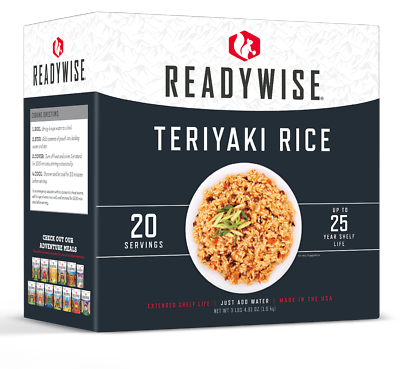 #ad Teriyaki Chicken Freeze dried Dehydrated 20 Serving Shelf Stable Emergency Meal $20.16