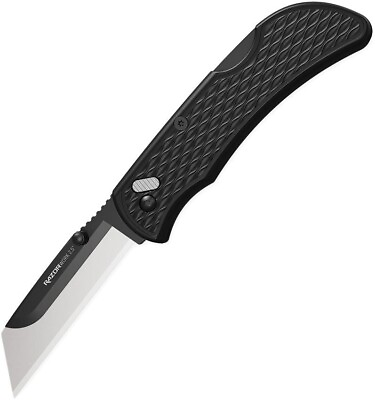 #ad Outdoor Edge Razor Work Folding Knife 3quot; Blck Oxide Coated 420J2 Steel Blade GFN $26.29