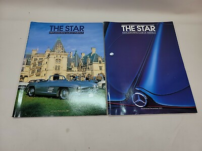 #ad Lot of 2 The Star Mercedes Benz 2001 Magazine Jan Feb Nov Dec Star#2 $14.99
