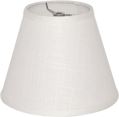 #ad Barrel White Small Lamp Shade for Table Lamps Replacement 5x9x7 white $27.24