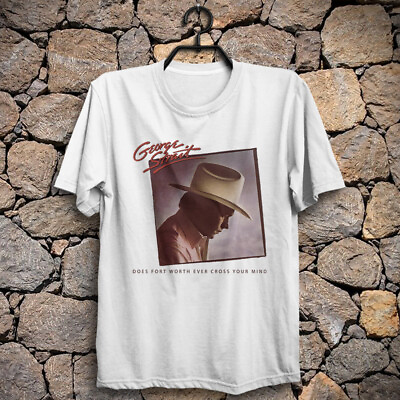 #ad George Strait Does Fort Worth Ever Cross Your Mind Merle Haggard Vintage T Shirt $16.99