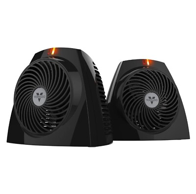 #ad NEW Vornado Personal Space Heater amp; Fan 2 Pack VH203 Black $79.99