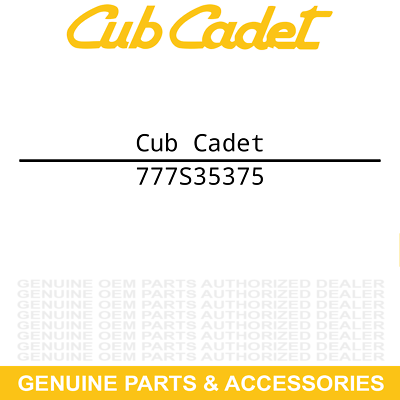 #ad CUB CADET 777S35375 Label Rider Safety Off Side Deck Z Force RZT GT LX SX SZ XT1 $11.95