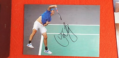 #ad YOUNG TENNIS STAR TAYLOR FRITZ HAND SIGNED 15 x22cm PHOTO AU $25.00