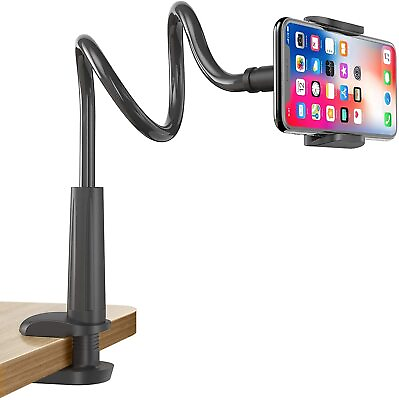 #ad Gooseneck Cell Phone Stand Holder Tablet Holder for Desk Phone Mount Holder ... $24.75