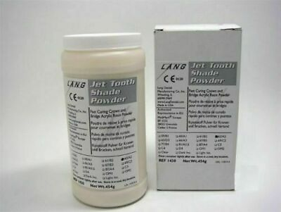 #ad Fast Curing Lang Dental Jet Tooth Shade Resin Powder #62 A2 454 gr. $120.79