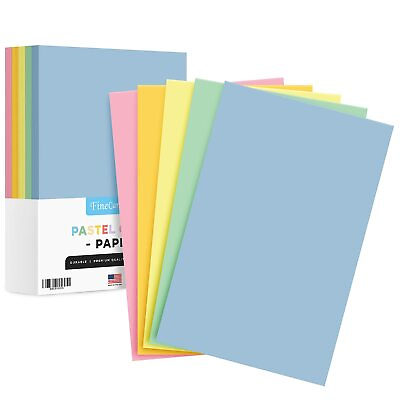 #ad 11 x 17quot; Pastel Color Regular Paper 5 Assortment Colors 20lb Bond 400 Sheets $54.99