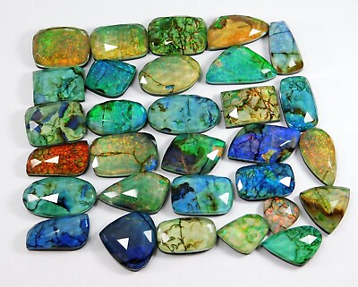 #ad Australian Doublet Monarch Opal Natural Loose Gemstone CERTIFIED Lot $194.91