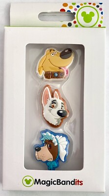 #ad New Disney Parks Dogs 3 Pack Magicband Bandits Dug Bolt Nana $19.95