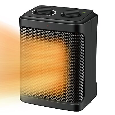 #ad Portable Electric Space Heater for indoor use1500W Ceramic Portable Heater wi... $28.34