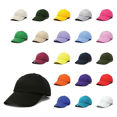 #ad DALIX Baseball Cap Dad Hat Plain Men Women Cotton Adjustable Blank Unstructured $6.45