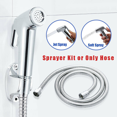 #ad Handheld Bidet Toilet Sprayer Kit Bathroom Shower Water Spray Head with Hose $8.78