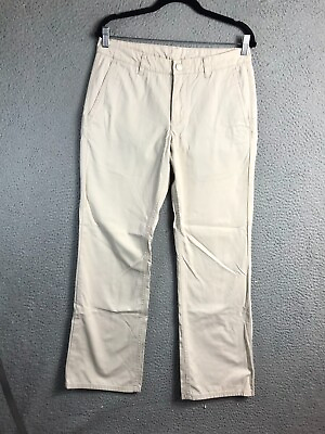 #ad Bonobos Pants Mens 30 30 32x29 Beige Washed Chino Boot Fit $14.85