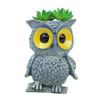 #ad Flowerpot Planter Pots Owl Shaped Planters Flower Pot For Home Garden Decoration $40.04