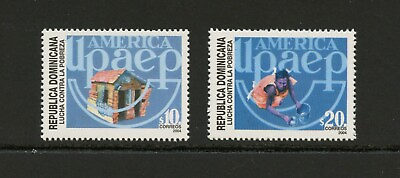 #ad G840 Dominican Republic 2004 Fight against Poverty UPAEP 2v. MNH $3.43