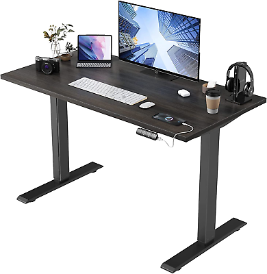 #ad Electric Standing Desk 48 X 24 Inches Adjustable Height Desk Dual Motor Stand u $261.99