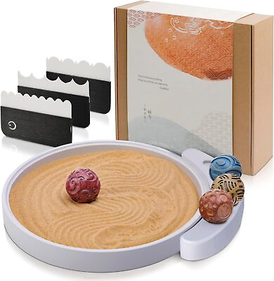 #ad ENSO Japanese Zen Garden Kit for Desk Inori Premium Sand Gift Set... $64.05