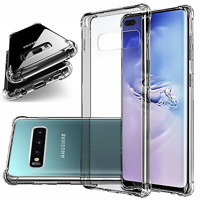 #ad Clear Shockproof Case For Galaxy Note 20 Ultra 10 9 8 5 S6 S7 S8 S9 S10 S20 Plus $7.79
