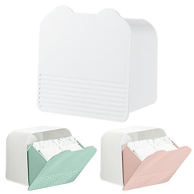 #ad Wall Makeup Organizer Sanitary Napkin Storage Box for Bathroom Mount Double grid $6.79