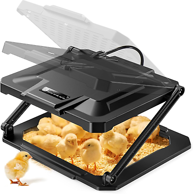 #ad Chicken Brooder for 20 Chicks Anti Scald Aluminum Plate Chick Brooder Heater Pl $31.34