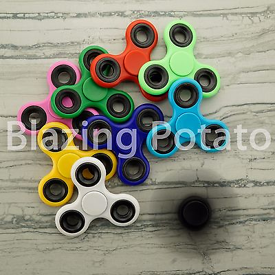 #ad Tri Spinner Fidget Hand Spinners Gyro Figet Desk Toy Focus EDC ADHD NEW ☆USA☆ $4.99