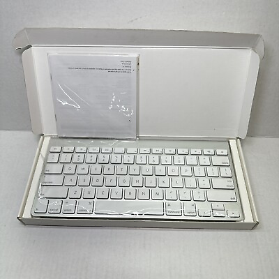 #ad GENUINE Apple Wireless Bluetooth Keyboard A1314 Mac Aluminum In Box $16.96
