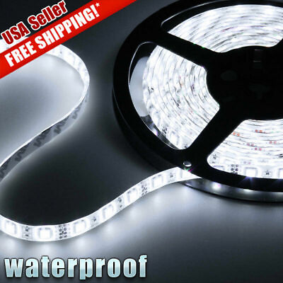 #ad 5M 3528 LED Strip Light 300 LEDs Super Bright 7000K Cool White Waterproof IP65 $6.89