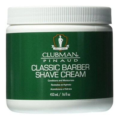 #ad Clubman Classic Barber Shave Cream 453ml 16 fl. oz. $7.39