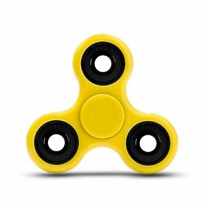 #ad NEW Fidgetly 5032 Fidget Spinner Toy YELLOW BLACK Stress Reducer Increase Focus $6.60