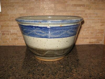 #ad ABSOLUTELY GORGEOUS STONEWARE WITH BLUE BROWN AND GRAY SPECKLES $59.95