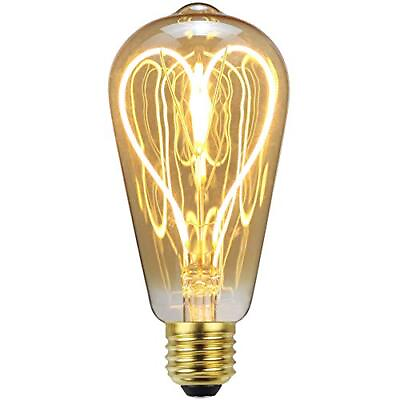 #ad Edison Bulb Led Bulb Vintage 4w Dimmable 110130v 2000kelvin Super Yellow Warm De $20.21