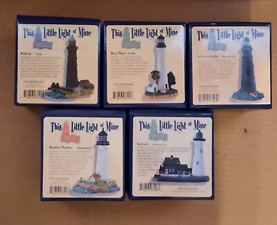 #ad Art Lighthouse quot;This Little Light of Minequot; Miniature Lighthouses Assorted $8.00