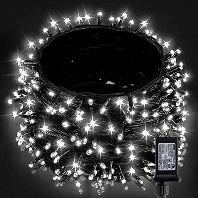 #ad Christmas Lights 300 Led 108ft Christmas String Lights With 8 Modes Connectable $28.27