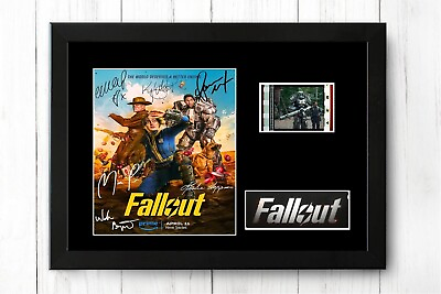 #ad Fallout Framed Film Cell Display Cast signed Stunning GBP 19.99