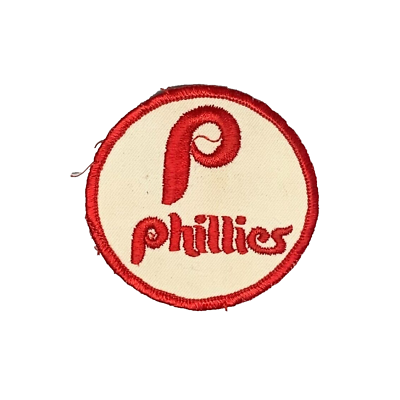 #ad Vintage 3quot; Philadelphia Phillies Embroidered Patch Circa 1970s MLB Baseball VTG $9.00