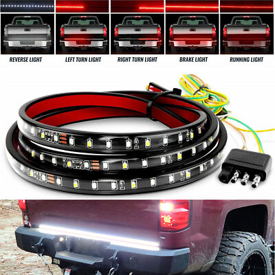 #ad Tailgate Truck Strip Sequential LED Signal Turn Brake Tail Reverse Bar Light $11.99