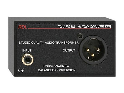 #ad RDL TX AFC1M Audio Transformer XLR Phono $147.06